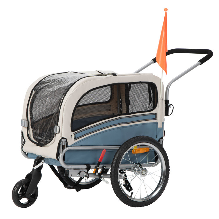 Convertible bike store trailer jogging stroller